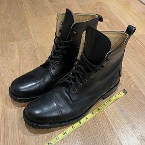 Dolce & Gabbana Black Combat Boots